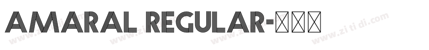 Amaral Regular字体转换